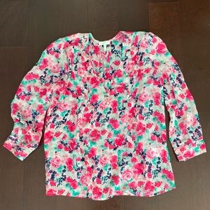 Joie silk blouse xs